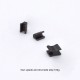 Zipper upside and downside stops, 100g/lot