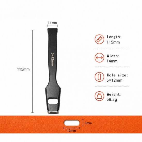 High quality 420J2 oval strap hole puncher High quality 420J2 oval strap hole puncher