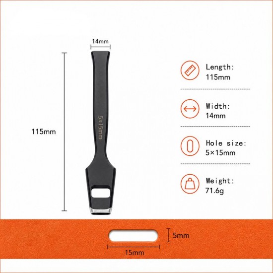 High quality 420J2 oval strap hole puncher High quality 420J2 oval strap hole puncher