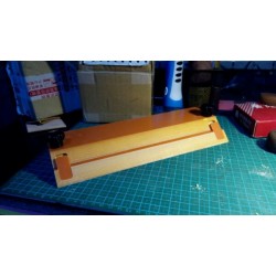 Edge beveler tool, 45 degree of angle beveler, leather box making tool leather miter joint tool