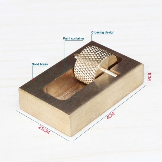 Brass edge painter, 3ml paint only, save paint Brass edge painter, 3ml paint only, save paint