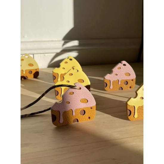 CNC carved 3D cheese leather die