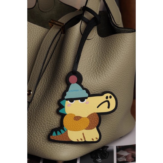 CNC carved Crocodile leather die