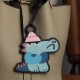 CNC carved Crocodile leather die
