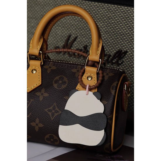 CNC carved Panda leather die