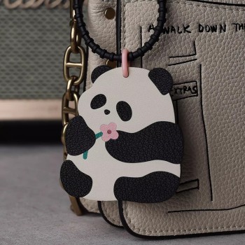 CNC carved Panda leather die