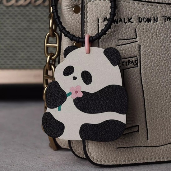 CNC carved Panda leather die