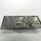 CNC carved Panda leather die
