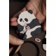 CNC carved Panda leather die