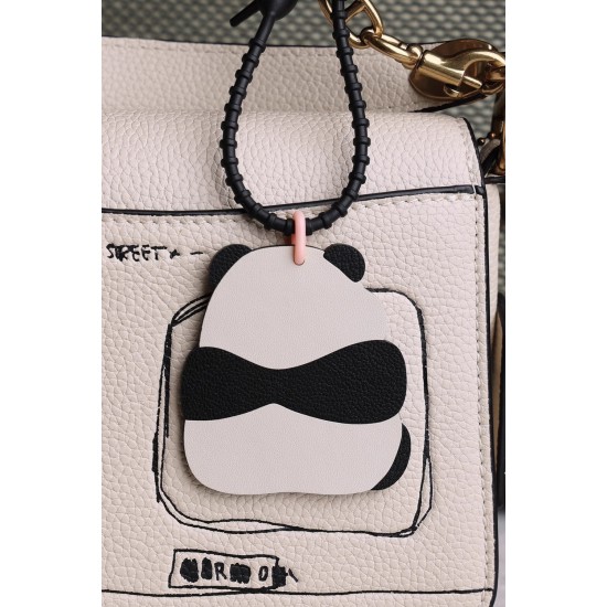 CNC carved Panda leather die