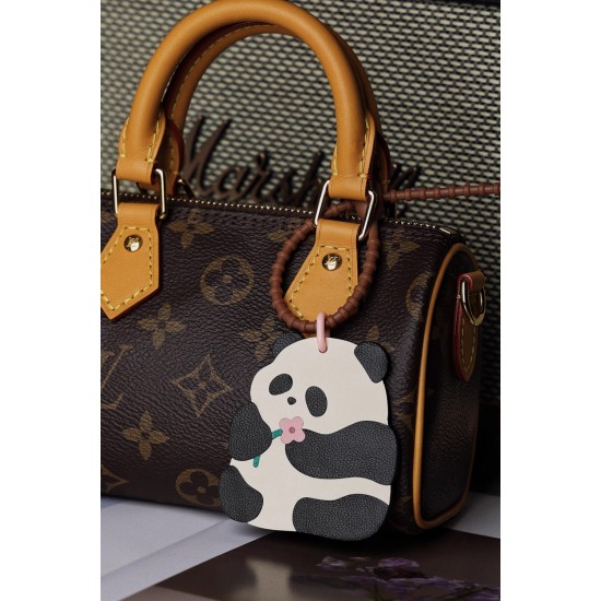 CNC carved Panda cheese leather die
