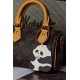 CNC carved Panda leather die
