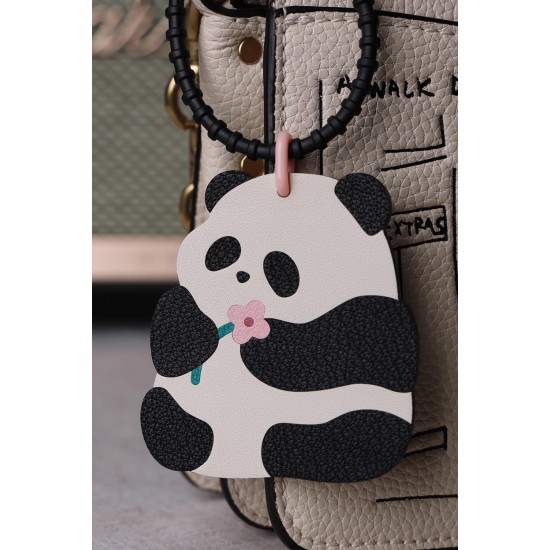 CNC carved Panda leather die