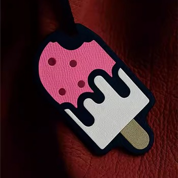 CNC carved Popsicle cheese leather die