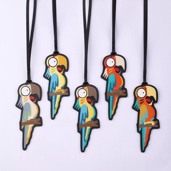 CNC carved surprised parrot leather die