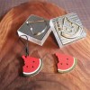 CNC carved watermelon leather die