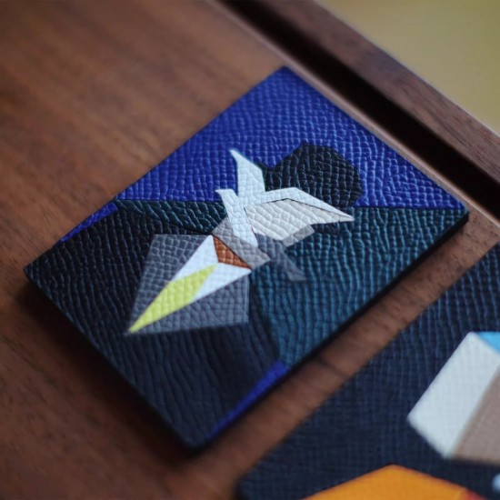 CNC carved world famous paintings leather die