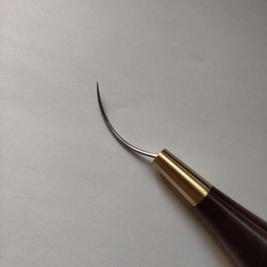 Handmade leather awl, curved awl, awl
