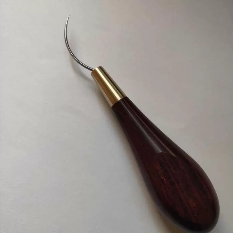 Curved Sewing Awl With Eye / Sewing Awl / Leathercraft Awl / Leather Work  Tool / Sewing 