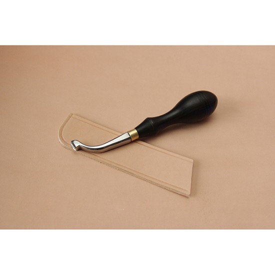leather tool, edge groover, edge creaser, stainless steel with hand polish carefully