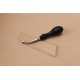 leather tool, edge groover, edge creaser, stainless steel with hand polish carefully