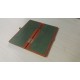 Folded leather strop with jewelers rouge