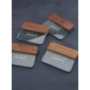 Wood handle glass board