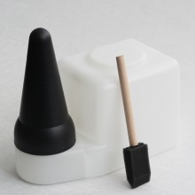 Glue container with 10 sponge brushes Glue container with 10 sponge brushes