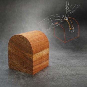 Wood handle bending glue tool