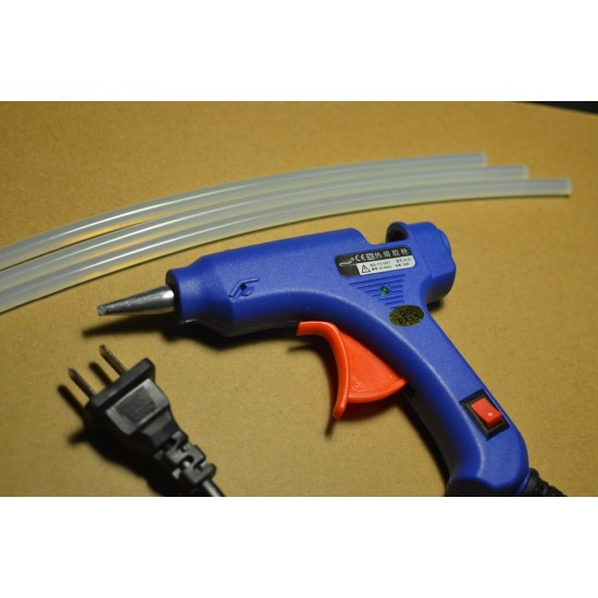 Hot Melt Glue Gun DIY Tools With 1pcs 270*7mm Glue Stick, 20W, 100V-240V