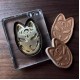 Fujiyama, Great wave, Dharma, Ninjia mask leather stamp with leather die Fujiyama, Great wave, Dharma, Ninjia mask leather stamp with leather die