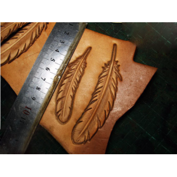 leather feather mold mould hot stamp Leather stamp Logo stamp leathercraft tools leather craft tools leather working tools leather tools