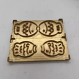 Fish leather stamp with leather die