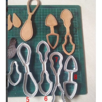 Leather craft tool, press tool, leather key holder die, leather belt die