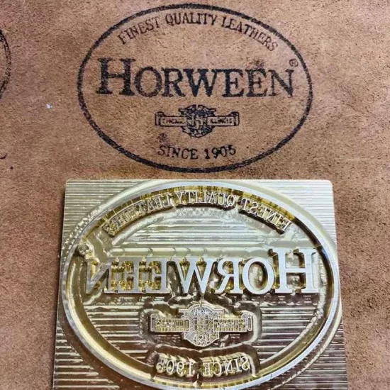 Leather logo stamp