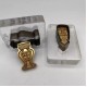 Pen ink bottle leather stamp with leather die