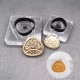 Rice ball leather stamp with leather die