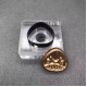 Rice ball leather stamp with leather die