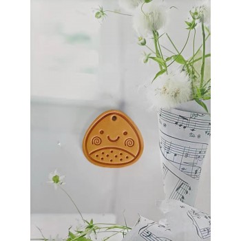 Rice ball leather stamp with leather die Rice ball leather stamp with leather die