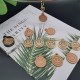 Smile face leather stamp with leather die Smile face leather stamp with leather die