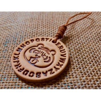 Tiger leather stamp with leather die Tiger leather stamp with leather die