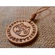 Tiger leather stamp with leather die