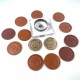Tiger leather stamp with leather die
