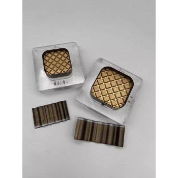 Waffle leather stamp with leather die Waffle leather stamp with leather die
