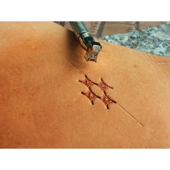 Leather stamp, leather craft tools, leathercraft tool, basket-10 Leather stamp, leather craft tools, leathercraft tool, basket-10