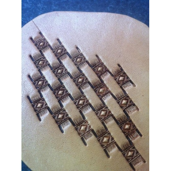 Leather stamp, leather craft tools, leathercraft tool, basket-2