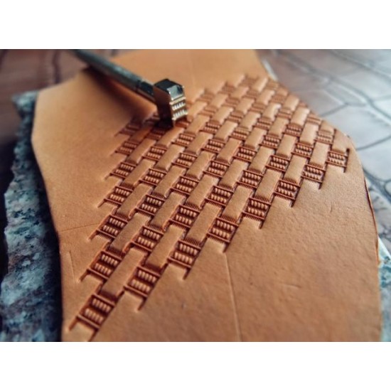 Leather stamp, leather craft tools, leathercraft tool, basket-3 Leather stamp, leather craft tools, leathercraft tool, basket-3