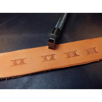 Leather stamp, leather craft tools, leathercraft tool, basket-5, JL.X501-2