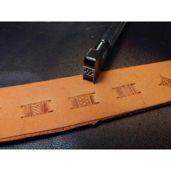 Leather stamp, leather craft tools, leathercraft tool, basket-7, JL.X501-3