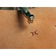 Leather stamp, leather craft tools, leathercraft tool, basket-9